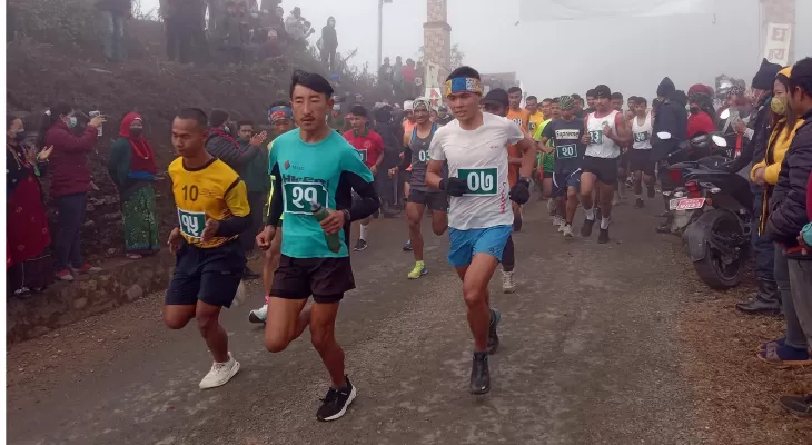 Tamang wins title of Rhishing Ultra Marathon