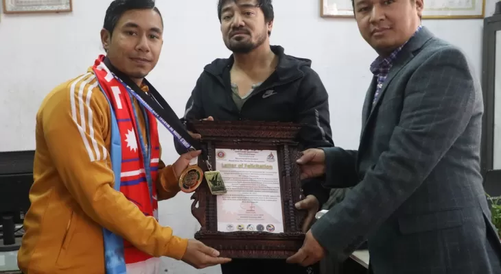 अन्तर्राष्ट्रिय पदक विजेता सुमन सम्मानित