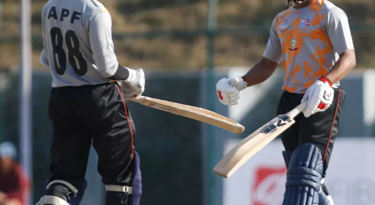 Nepal APF Club defeated Gandaki Province by two runs