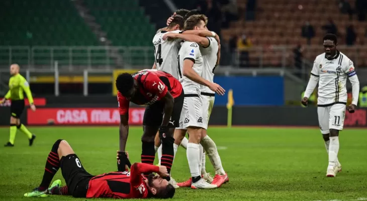 एसी मिलान पराजित