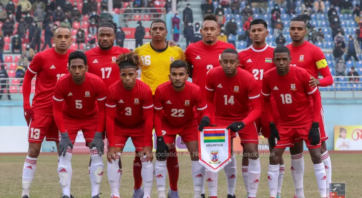 Mauritius soccer players feted