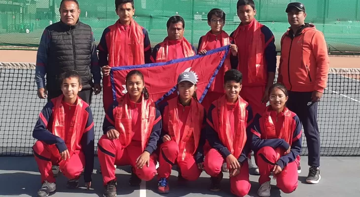 नेपाली लनटेनिस टोली श्रीलंका जाँदै