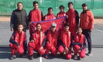 नेपाली लनटेनिस टोली श्रीलंका जाँदै