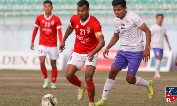 Tribhuvan Army up to second after comeback win against Sankata