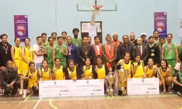 लामा टेन्डी शेर्पा स्मृति बास्केटबल : आर्मी र प्रहरी च्याम्पियन