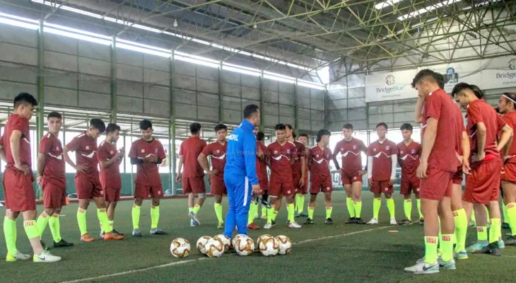 राष्ट्रिय फुटसल टोलीको बन्द प्रशिक्षणमा २२ खेलाडी
