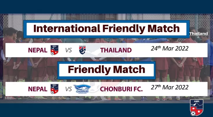 Nepal to play friendly against Thailand