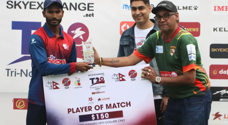 नेपाल ६ विकेटले विजयी