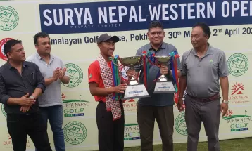 सुर्य नेपाल वेस्टर्न अ‍ोपनको उपाधि सुभाषलाई