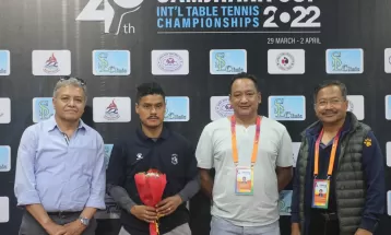 अन्तर्राष्ट्रिय टेबलटेनिस प्रतियोगितामा चन्दनलाई स्वर्ण