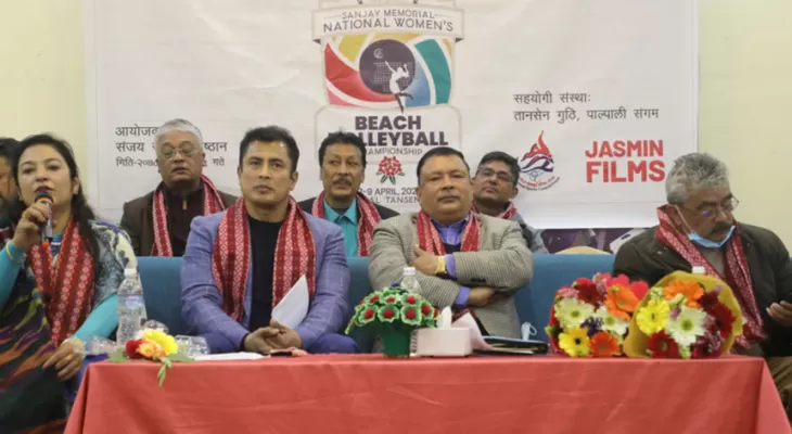 Women beach volleyball in Rani Mahal