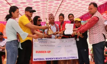 Police clinch beach volleyball title
