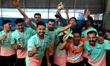 मिडिया कप फुटसलको उपाधि न्युज २४ लाई