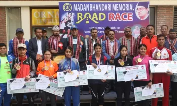 मदन भण्डारी स्मृति रोड रेस : मुकेश र सन्तोषी पहिलो