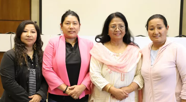 महिला फुटबल संघ अध्यक्षमा पेमा लामा विजयी