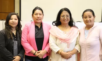 महिला फुटबल संघ अध्यक्षमा पेमा लामा विजयी