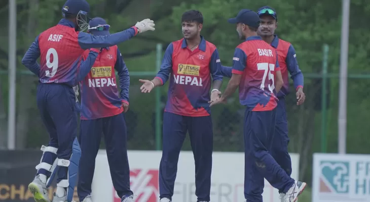 नेपाललले जिम्बाब्बे ए लाई ८ विकेटले पराजित गर्यो