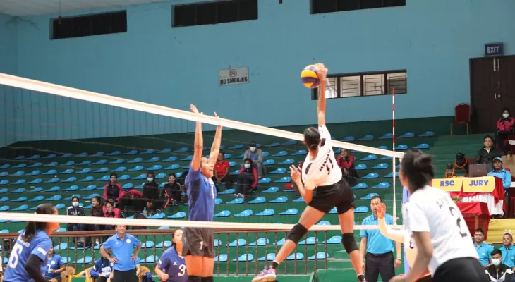 राष्ट्रिय भलिबलमा पुलिसको दुवै टोलीलाई सफलता