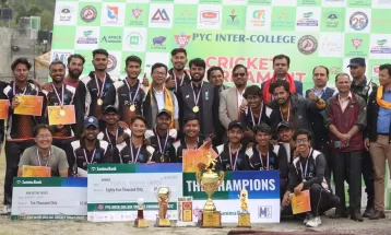 बीबीए क्रिकेटको उपाधि पब्लिक यूथ क्याम्पसलाई