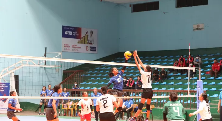 महिला लिग भलिबलको उपाधि आर्मीलाई