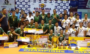 राष्ट्रिय भलिबल लिगमा आर्मी पुरुष तर्फ पनि च्याम्पियन