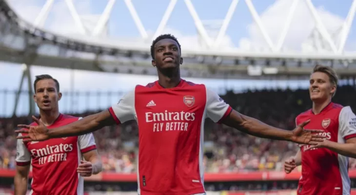 Nketiah boosts Arsenal’s CL bid, sends Leeds into drop zone