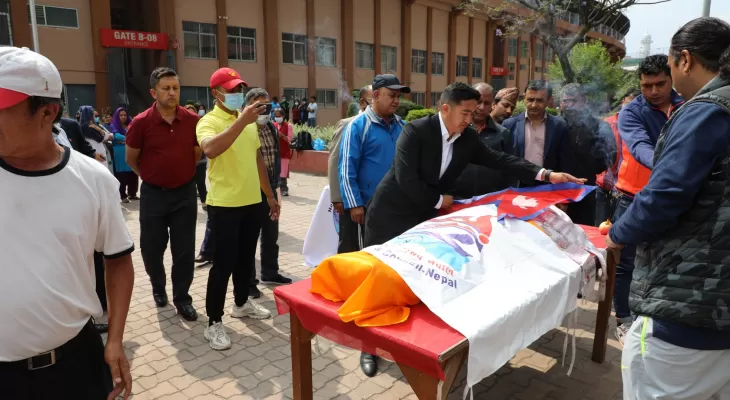 सन्जु चौधरीलाई अन्तिम श्रद्धान्जली