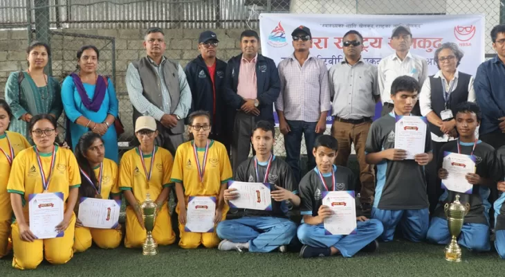 राष्ट्रिय पारा गोलबलको उपाधि ललितपुर र काठमाडौंलाई