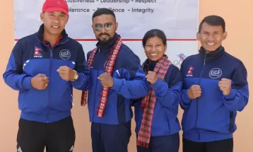 पारा तेक्वान्दो टोली युएइ जाने