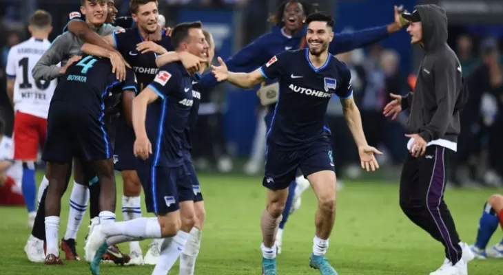 Hertha Berlin win playoff to deny Hamburg promotion to Bundesliga