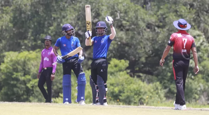 सोमपाल र रोहित चम्किदा नेपालको जित