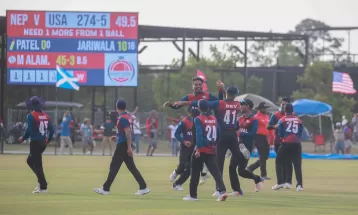 नेपाल र अमेरिकाबीचको खेल बराबरीमा सकियो