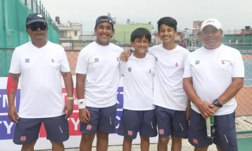 यु-१२ टेनिसमा नेपाल छनोट हुन असफल