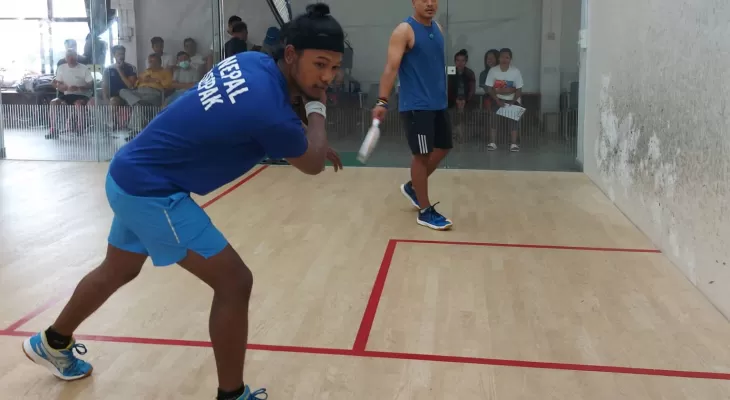 ओलम्पिक डे स्क्वास प्रतियोगिता : चार खेलाडी सेमिफाइनलमा