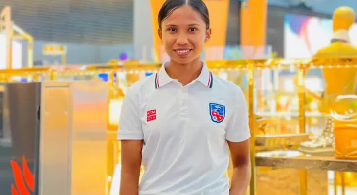 महिला फुटबल टोलीकी कप्तान घाइते