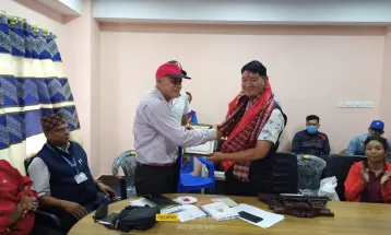 भलिबल प्रशिक्षक चन्दको सम्मान र बिदाई