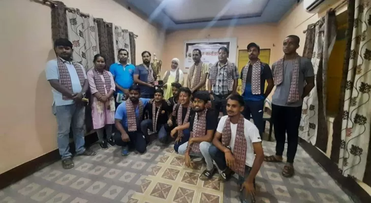 प्रदेशस्तरी क्रिकेट प्रतियोगिताका विजेता खेलाडीलाई नगदसहित सम्मान