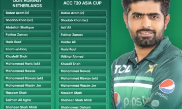 Pakistan name squads for Netherlands ODIs and T20 Asia Cup