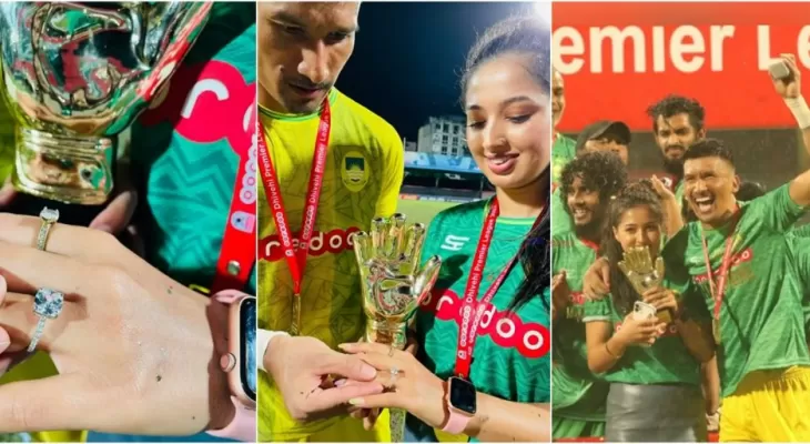 किरणले मैदानमै गरे प्रेमिकासँग विवाह प्रस्ताव