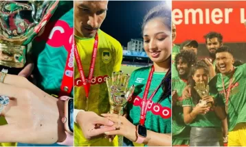 किरणले मैदानमै गरे प्रेमिकासँग विवाह प्रस्ताव