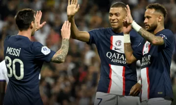 मेस्सी, नेयमार र एमबाप्पेले गोल गर्दा पीएसजीको दोस्रो जित