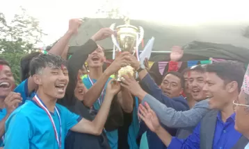 बाम्राङ युवा क्लवले चुम्यो समता फुटबल प्रतियोगीताको उपाधि