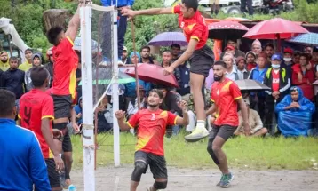 गलकोटलाई गण्डकी प्रदेश अन्तरपालिका भलिबलको उपाधि