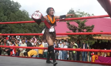 जुरेलीद्वारा भारतीय पुरुष रेस्लर पराजित