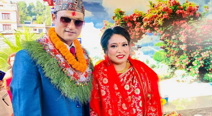 तीन पटकका राष्ट्रिय च्याम्पियन गोठे विवाह बन्धनमा बाँधिए