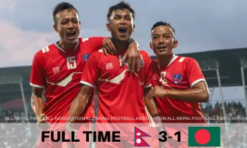 Nepal defeats Bangladesh 3-1 in a friendly