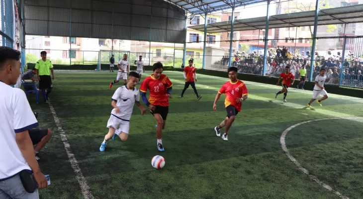 ख्वप कलेज फुटसल प्रतियोगिता सुरु