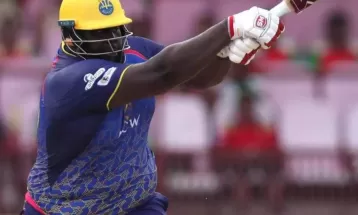 टी-२० क्रिकेटमा रहकेम कोर्नवालको दोहोरो शतक, २२ छक्का प्रहार गर्दै बनाए २०५ रन