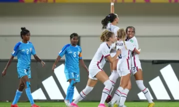 यू–१७ विश्वकप : भारत अमेरिकासँग ८–० ले पराजित