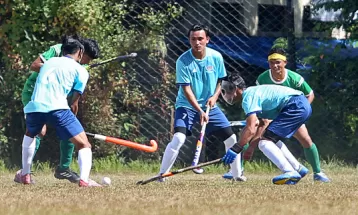 नवौंं राष्ट्रिय खेलकुद : पुरुष हक्कीमा आर्मीको बिजयी सुरुवात